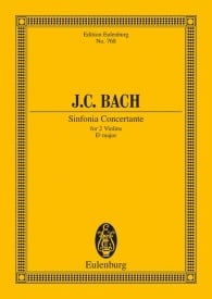 Bach: Sinfonia Concertante Eb Major (Study Score) published by Eulenburg